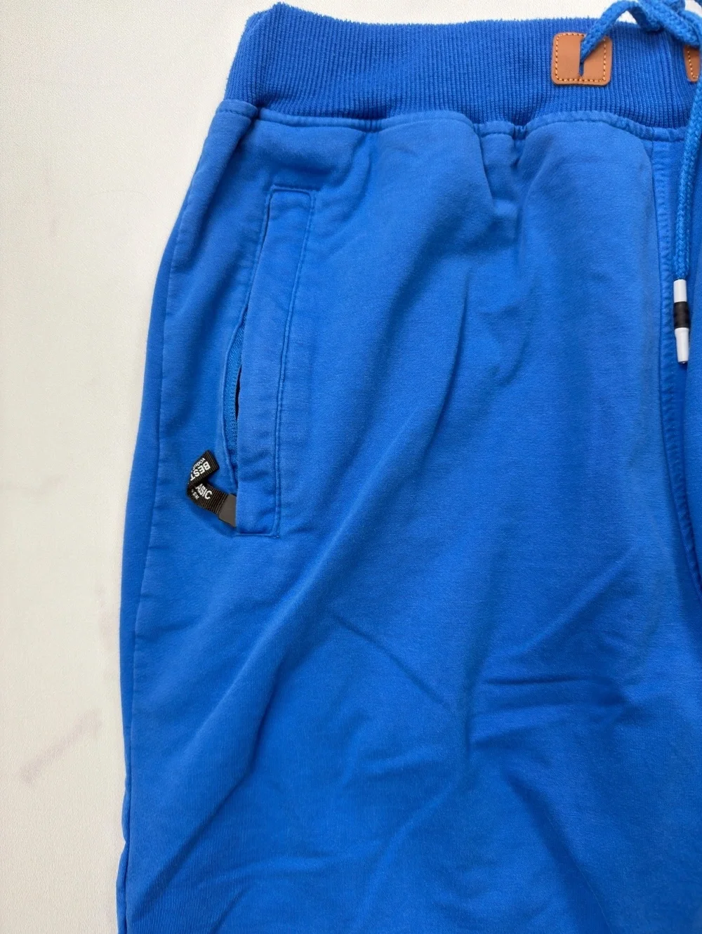 Blue Casual Shorts Drawstring Pockets - Mens 3XL